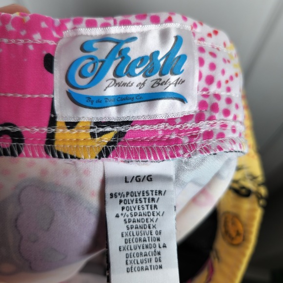 Fresh Prints of Bel Air Drill Space Ghost Graffiti Print Shorts Size Large - Picture 5 of 6